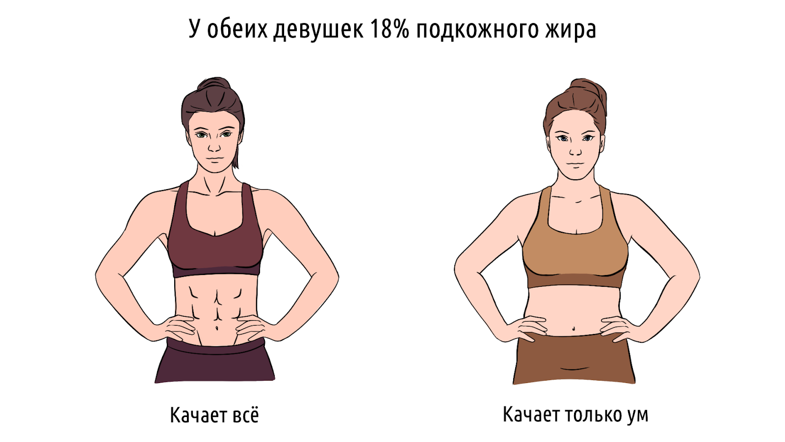 Красивый пресс: упражнения для женщин – 1